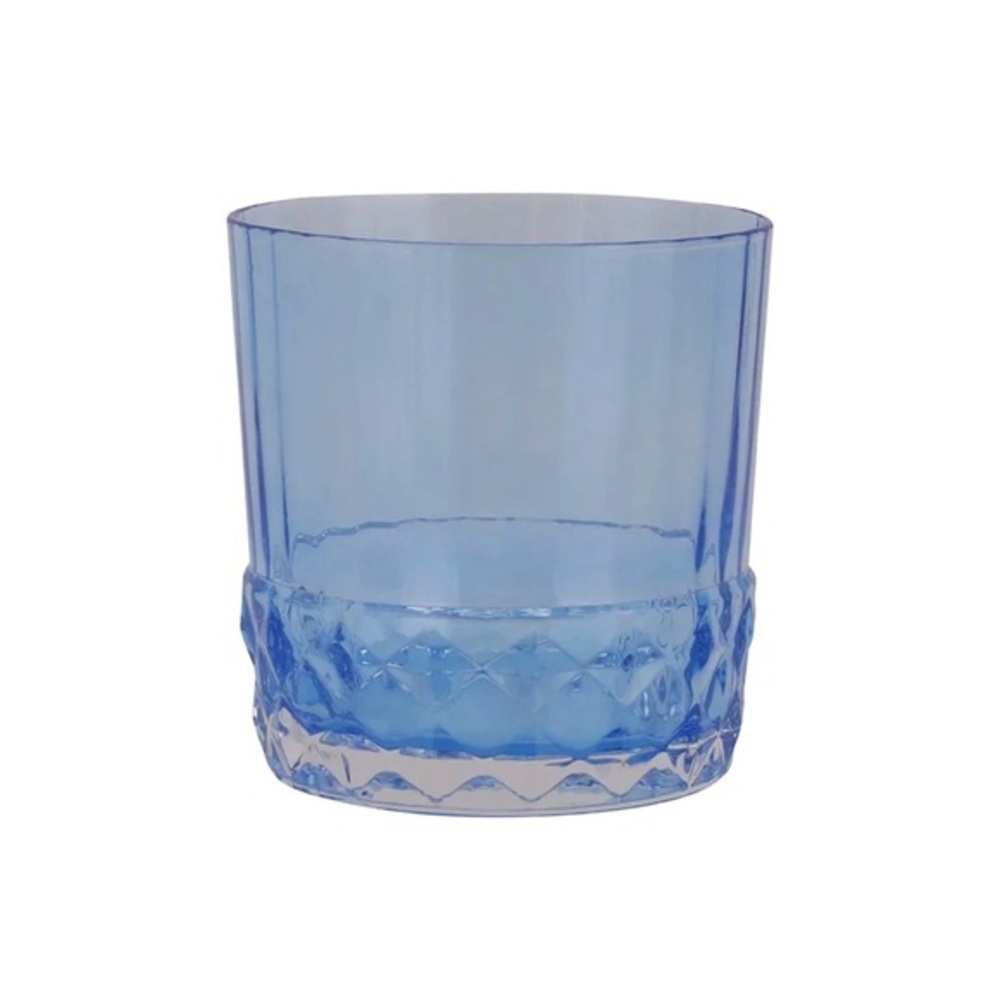 VIETRI DECO COBALT SHORT TUMBLER NEW